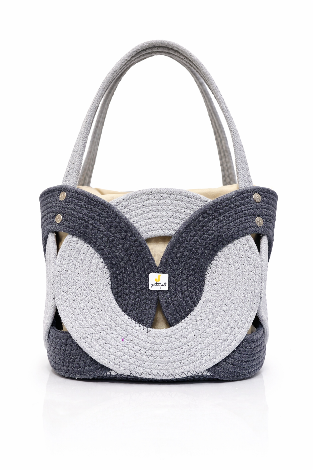 Jutepie Handmade Rope Tote Bag – Premium Crochet Shoulder Bag (Limited Edition)
