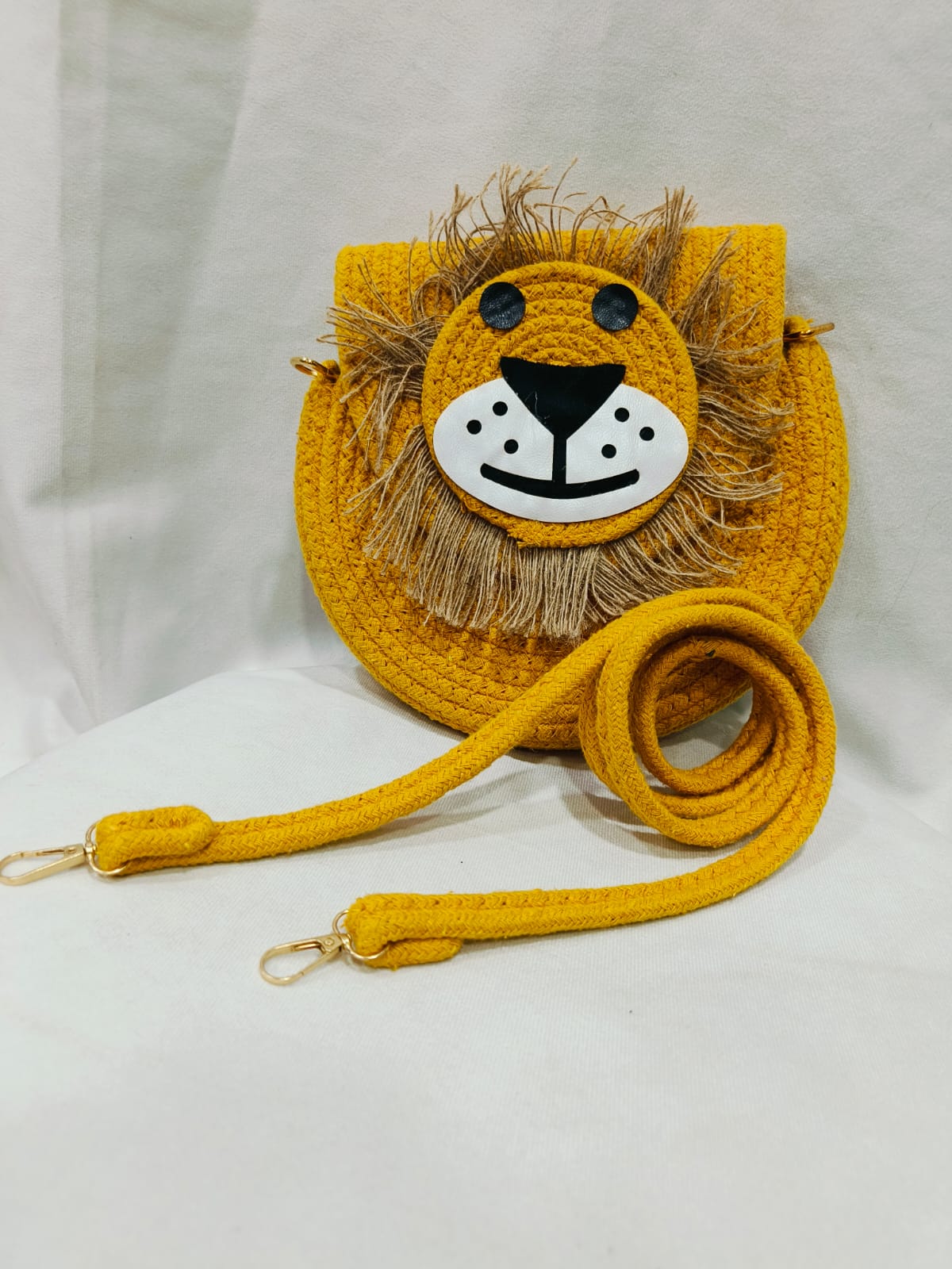 Jutepie® Chic and Sustainable: JutePie's Cotton Rope Sling Animal  Faces