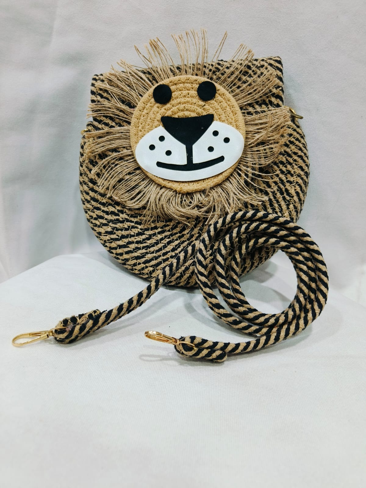 Jutepie® Chic and Sustainable: JutePie's Cotton Rope Sling Animal  Faces