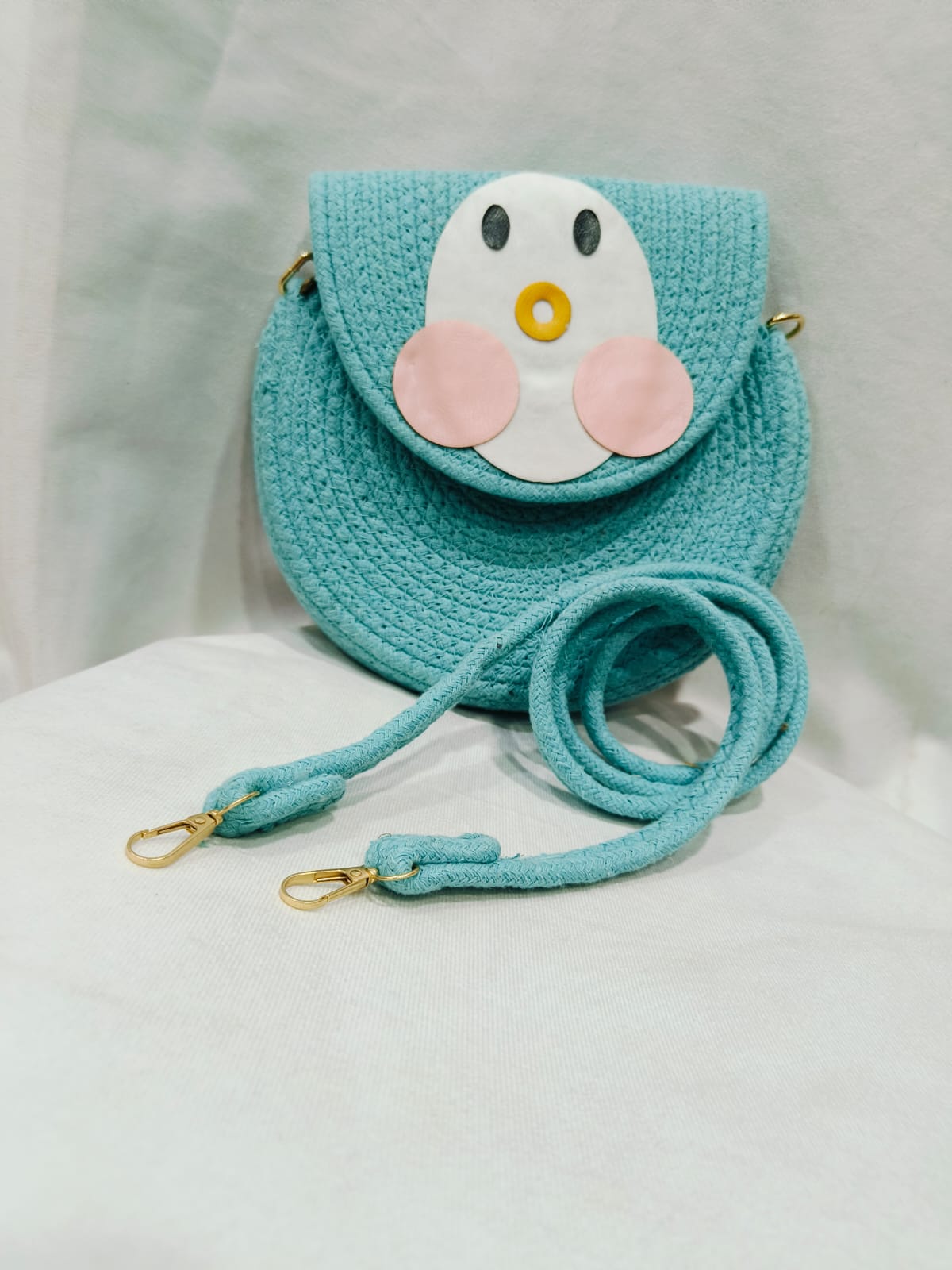 Jutepie® Chic and Sustainable: JutePie's Cotton Rope Sling Animal  Faces