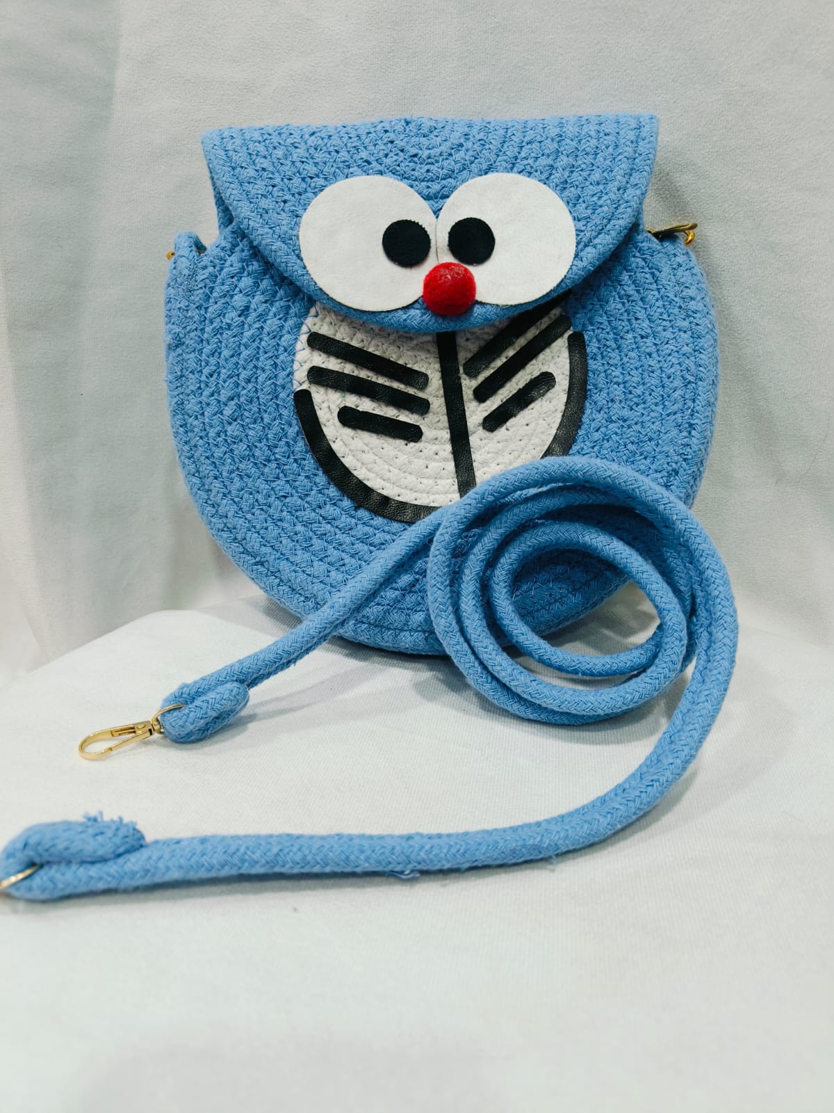 Chic and Sustainable: JutePie's Cotton Rope Sling Animal  Faces (Copy)